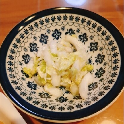 さっぱりして美味しかったです！沢山漬けてモリモリ食べたいので白菜お安くなったらまたリピしたいと思います。ごちそう様でした。